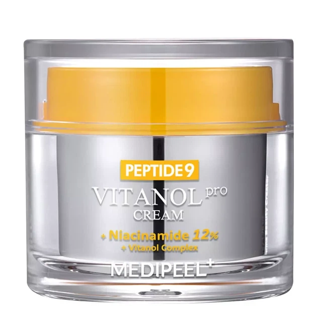 Крем для лица с пептидами с комплексом витанола MEDIPEEL Peptide 9 Vitanol Cream Pro 50 мл - Фото 1 Крем для лица с пептидами с комплексом витанола MEDIPEEL Peptide 9 Vitanol Cream Pro 50 мл - изображение 1