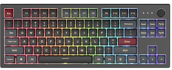 Клавіатура MONTECH MK87FR - Фото 1 Клавіатура MONTECH MK87FR - зображення 1