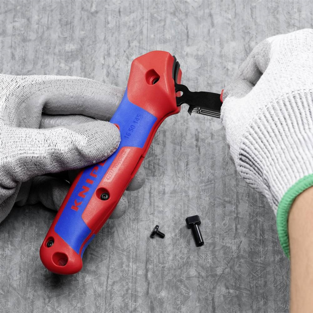 Nóż do ściągania izolacji Knipex (16 50 145 SB) - obraz 9