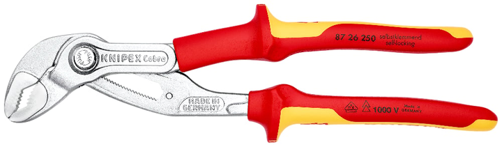 Szczypce do rur Knipex Cobra VDE 250 mm (87 26 250) - obraz 1