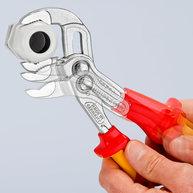Кліщі трубні Knipex Cobra VDE 250 мм (87 26 250) - зображення 4