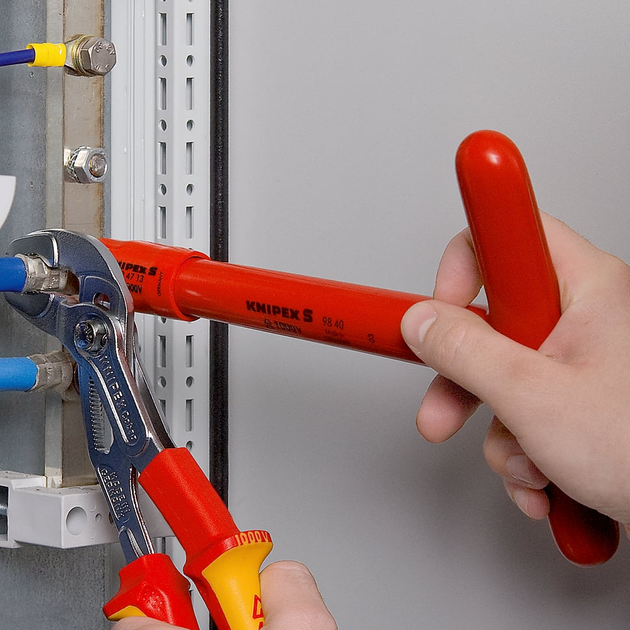 Кліщі трубні Knipex Cobra VDE 250 мм (87 26 250) - зображення 5