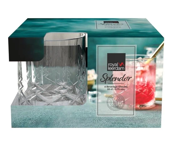 Набор стаканов Royal Leerdam Splendor 350 мл х 4 шт (540499) - изображение 2