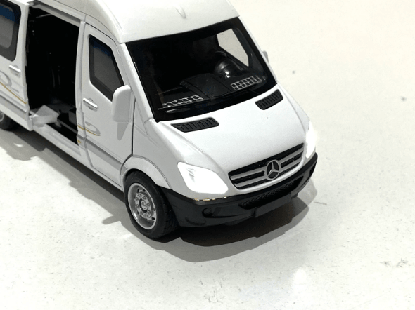 Микроавтобус TK Union Group 14 см Mercedes-Benz 1:32 белый TK-1788-1 - изображение 5