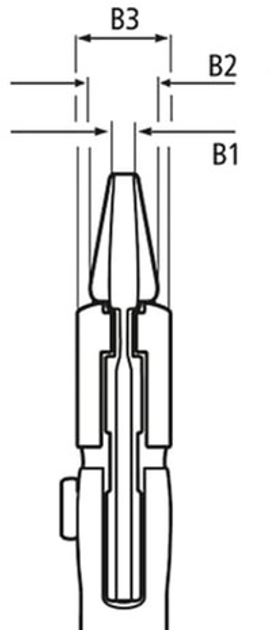 Szczypce nastawne-klucz Knipex 125 mm (86 03 125) - obraz 5