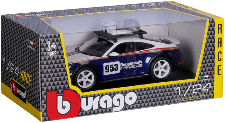 Model Bburago Porsche 911 Dakar 1:24 (4893993280292) - obraz 8