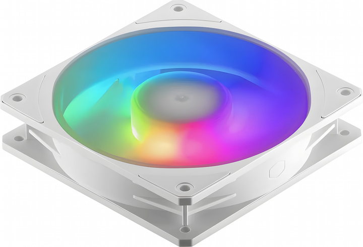 Набір вентиляторів Cooler Master Mobius 120P ARGB 3 Pack Fan Kit White (MFZ-M2DW-243P2-R1) - зображення 4