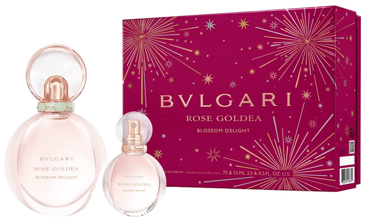 Zestaw damski Bvlgari Rose Goldea Blossom Delight 2020 Woda perfumowana 75 ml + Miniaturka Woda perfumowana 15 ml (783320419249) - obraz 1