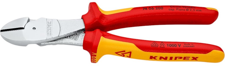 Szczypce Knipex boczne VDE 200 mm (74 06 200) - obraz 3