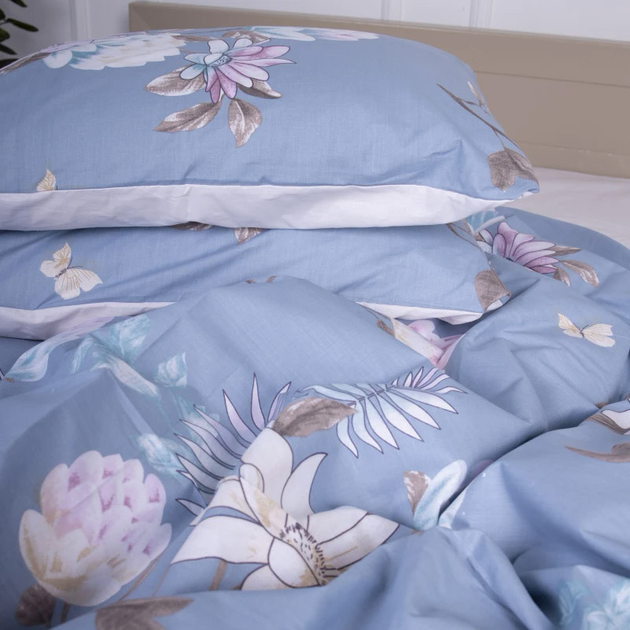 Наволочка MirSon Ranforce Elite 17-0434 -1 Azure flower 70х70 см від Rozetka на платформі USKIDKA Акція на Наволочка MirSon Ranforce Elite 17-0434 -1 Azure flower 70х70 см від Rozetka