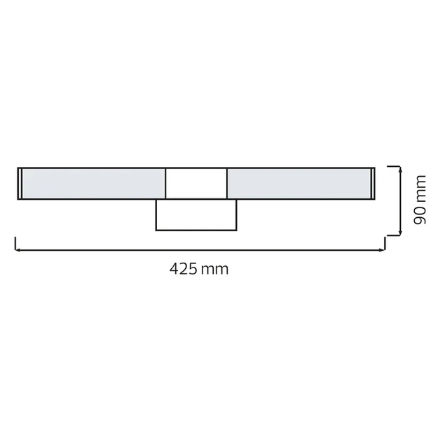 Светодиодная LED подсветка для зеркал-картин влагозащищенная (12W, 4200K, 1135lm, IP45) SUMRU-12 - изображение 2