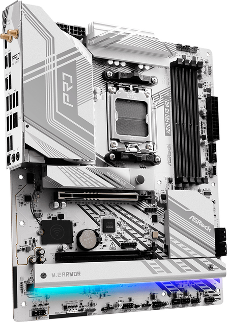 Материнская плата ASRock X870 Pro RS Wi-Fi (sAM5, AMD X870, PCI-Ex16) - изображение 2