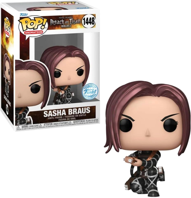 Figurka Funko Pop! Animation Attack on Titan S4 Sasha Braus Metallic 1448 (889698735322) - obraz 1