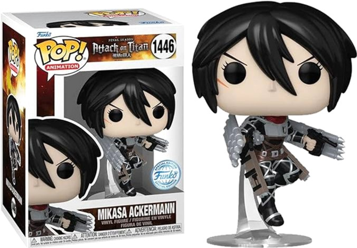 Figurka Funko Pop! Animation Attack on Titan S5 Mikasa Ackermann Metallic 1446 (889698693721) - obraz 1