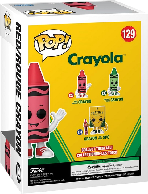 Фігурка Funko Pop! Crayola Red/Rouge Crayon 129 (889698652537) - зображення 3