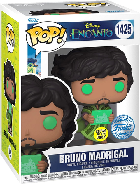 Figurka Funko Pop! Disney Encanto Bruno Madrigal Świeci w ciemności 1425 (889698744577) - obraz 1