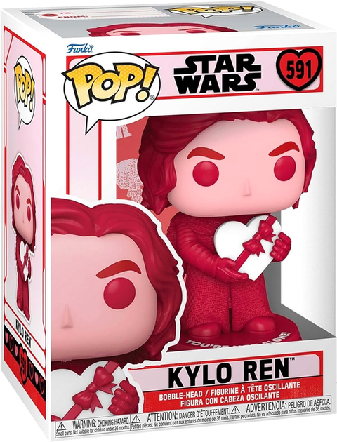 Фігурка Funko Pop! Disney Star Wars Valentines S3 Kylo Ren 591 Bobble-Head (889698676120) - зображення 1