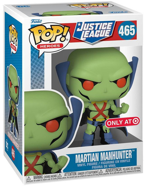 Фігурка Funko Pop! Heroes DC Justice League Martian Manhunter 465 (889698666190) - зображення 1