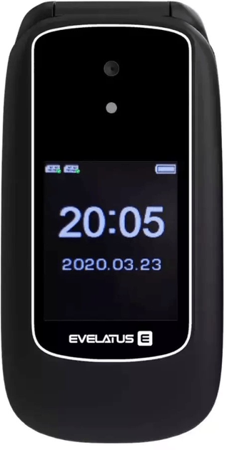 Telefon komórkowy Evelatus Wave 2 DS Graphite Black (4752192017965) - obraz 4