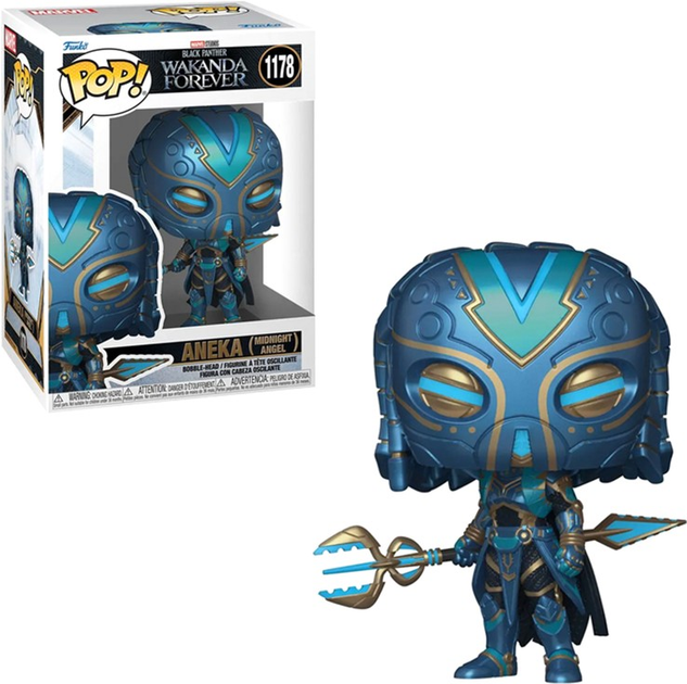 Фігурка Funko Pop! Marvel Black Panther Wakanda Forever Aneka Anioł Północy 1178 Bobble-Head (889698667203) - зображення 1