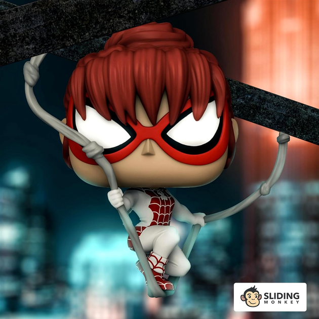 Figurka Funko Pop! Marvel Spider-Man Spinneret 1293 (889698745277) - obraz 4