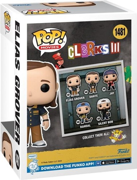 Фігурка Funko Pop! Movies Clerks III Elias Grover 1481 (889698724418) - зображення 3
