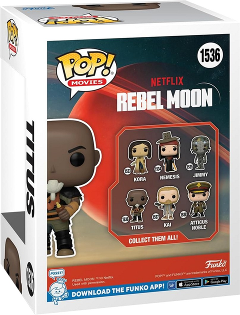 Figurka Funko Pop! Movies Rebel Moon Titus 1536 (889698726276) - obraz 3