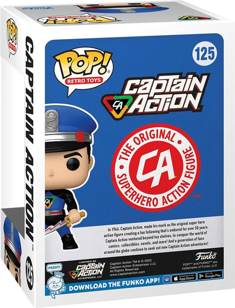 Figurka Funko Pop! Retro Toys Captain Action Captain Action 125 (889698674584) - obraz 3