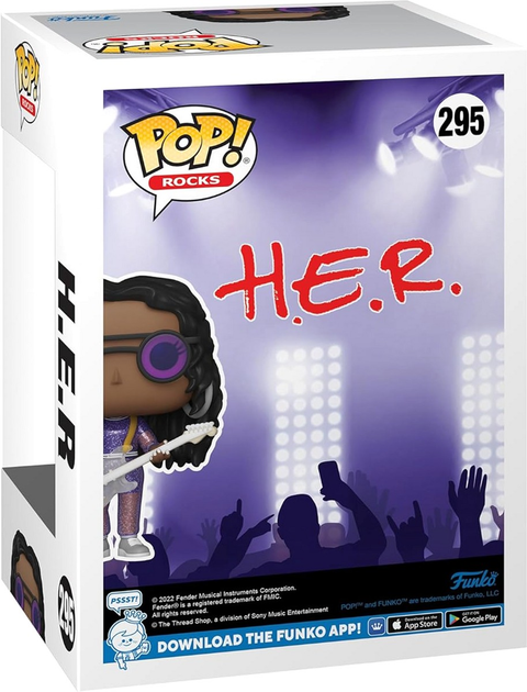 Фігурка Funko Pop! Rocks H.E.R H.E.R 295 (889698656993) - зображення 3