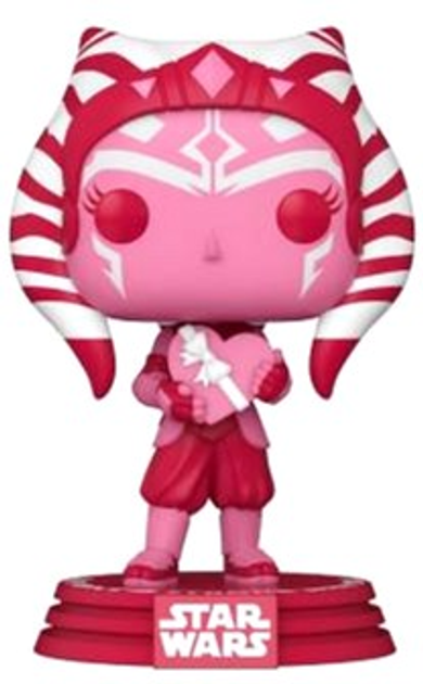 Figurka Funko Pop! Star Wars Valentines S2 Ahsoka 496 Bobble-Head (889698601207) - obraz 2