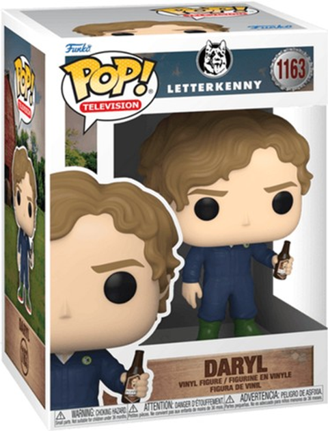 Фігурка Funko Pop! Television Letterkenny Daryl 1163 (889698571258) - зображення 1