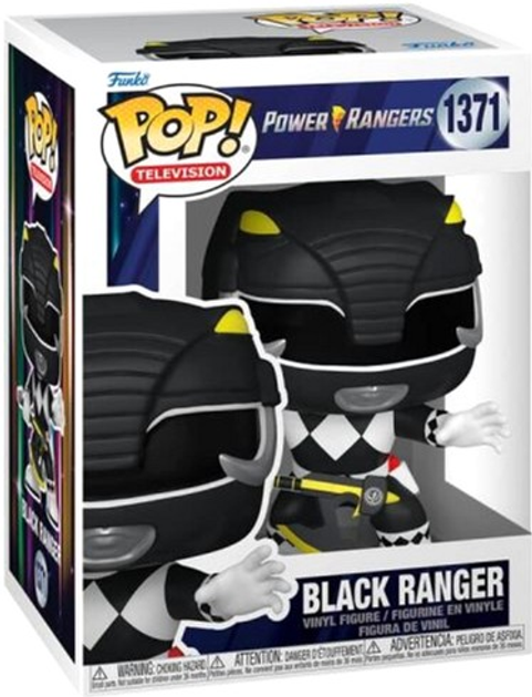 Фігурка Funko Pop! Television Power Rangers Black Ranger 1371 (889698721547) - зображення 2