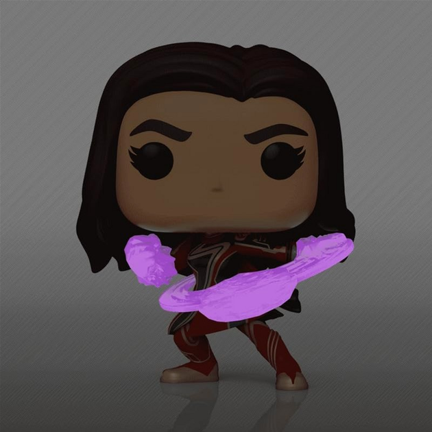 Фігурка Funko Pop! The Marvels Ms. Marvel Світиться в темряві 1251 Bobble-Head (889698682305) - зображення 3