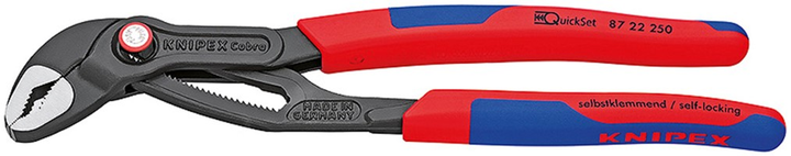 Szczypce do rur Knipex Cobra QuickSet 250 mm (87 22 250) - obraz 2