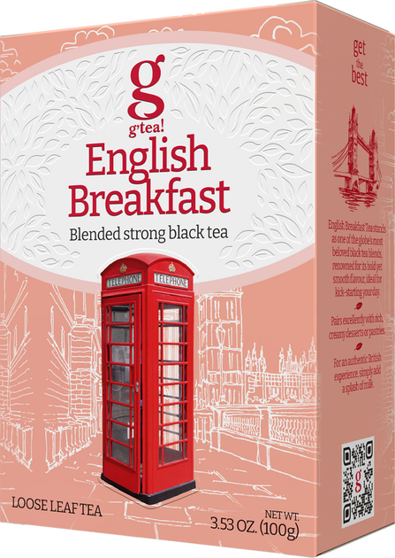 Листовий чорний чай Grace English Breakfast Англійський до сніданку 100 г від Rozetka на платформі USKIDKA Акція на Листовий чорний чай Grace English Breakfast Англійський до сніданку 100 г від Rozetka