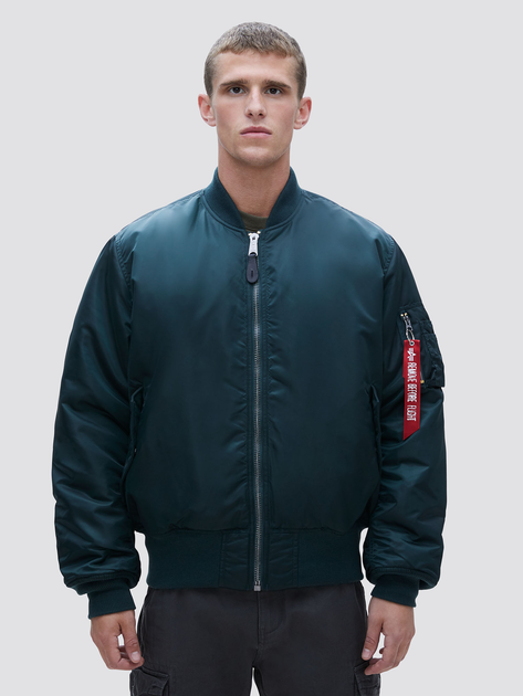 Бомбер мужской Alpha Industries MA-1 Flight Jacket MJM21000C1 5XL Темно-зеленый (640631819451) - изображение 1
