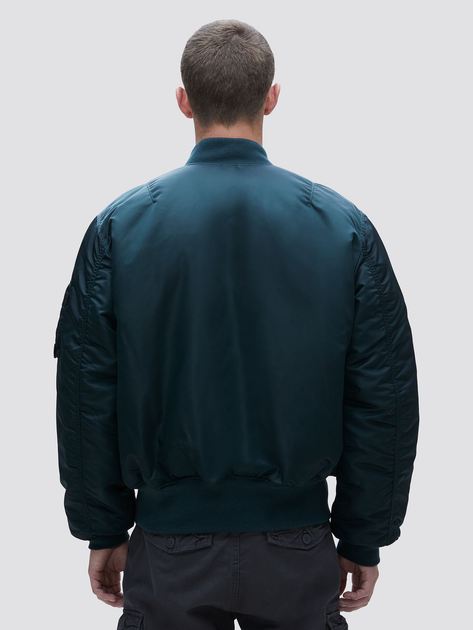 Бомбер мужской Alpha Industries MA-1 Flight Jacket MJM21000C1 XL Темно-зеленый (640631819482) - изображение 2