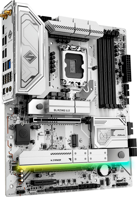 Материнська плата ASRock Z890 Steel Legend Wi-Fi (s1851, Intel Z890, PCI-Ex16) - зображення 2