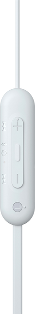 Наушники беспроводные Sony WI-C100 белые (WIC100W.CE7) - изображение 3