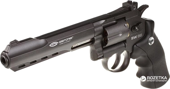 Пневматичний пістолет Gletcher SW B6 (40251) - зображення 3