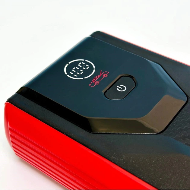 Автомобильное пуско-зарядное устройство Бустер Jump Starter J15 |28000mAh, 2USB+1Type-C| Черно-красный - изображение 2
