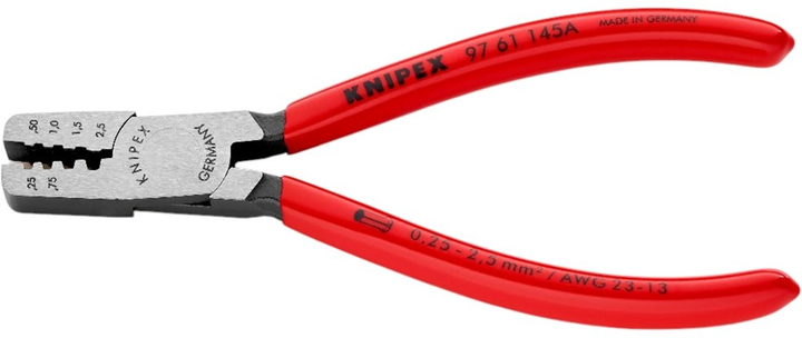 Плоскогубці Knipex для кабельних наконечників 145 мм (97 61 145 A) - зображення 3