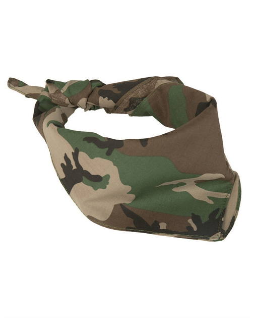 Бандана військова Mil-Tec Шарф HALSTUCH (BANDANA) WOODLAND (12605020) - зображення 1