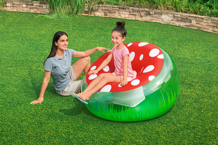 Надувне крісло Bestway Mighty Mushroom 112 x 112 x 66 см B75123 (6941607345962) - зображення 7