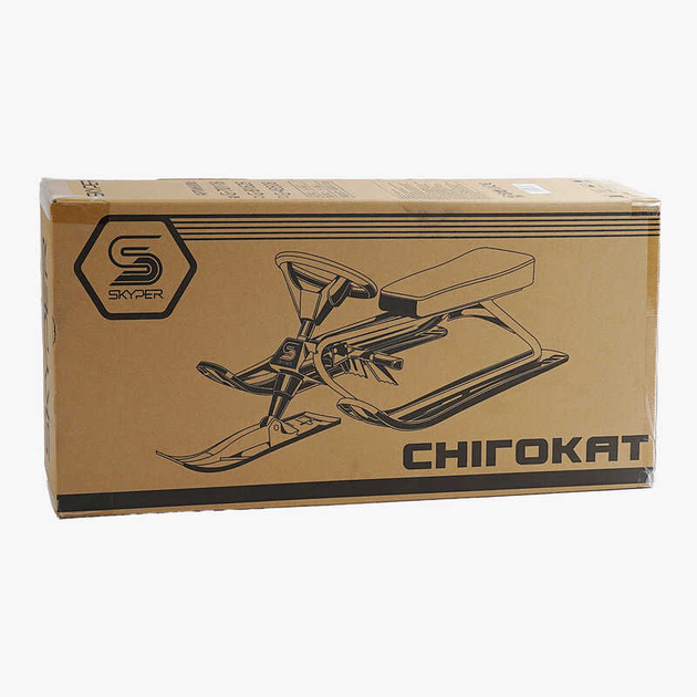 Снігокати Skyper S-81625 сталева рама, кермо, м`яке сидіння, в коробці 