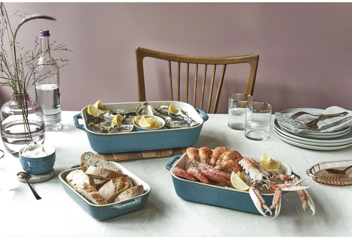 Набір форм для запікання Staub Cooking прямокутних антично-бірюзових 3 шт (3272340050091) - зображення 3