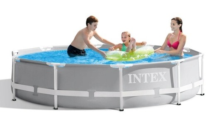 Basen ogrodowy stelażowy Intex z pompą filtrującą 305 x 76 cm (6941057414270) - obraz 5