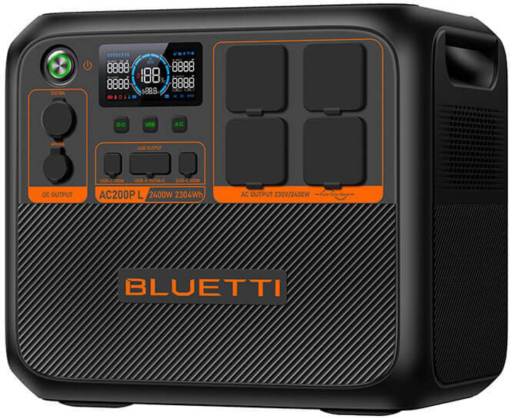 Stacja ładująca Bluetti AC200PL / 2400 W / 2304 Wh / LiFePO4 (P-AC200PL-EU-GY-BL-010) - obraz 3