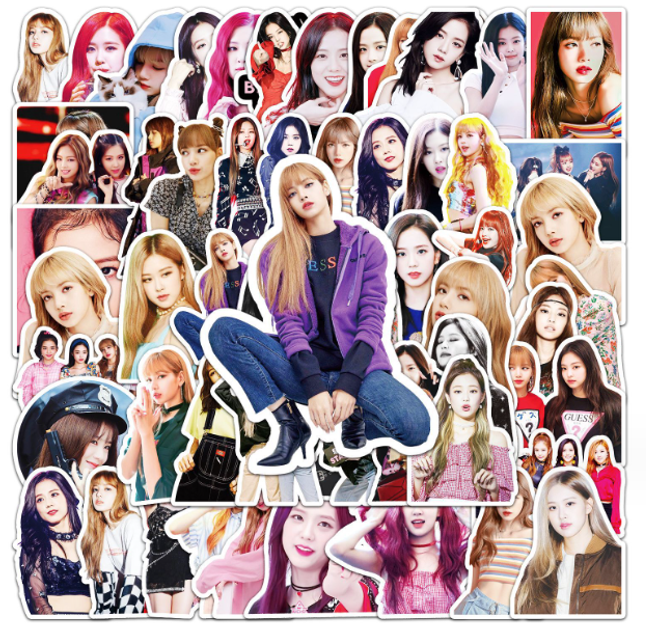 BLACKPINK 14点セット Набор наклеек Black Pink Блекпинк кейпоп kpop фан 50 шт