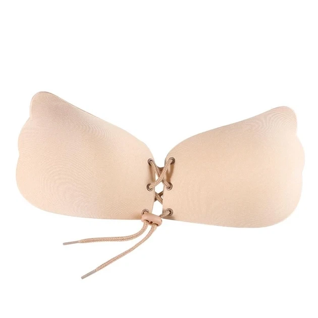 Бюстгальтер-невидимка Fly Bra push up силиконовый без бретелек бежевый size 85B - Фото 1 Бюстгальтер-невидимка Fly Bra push up силиконовый без бретелек бежевый size 85B - изображение 1